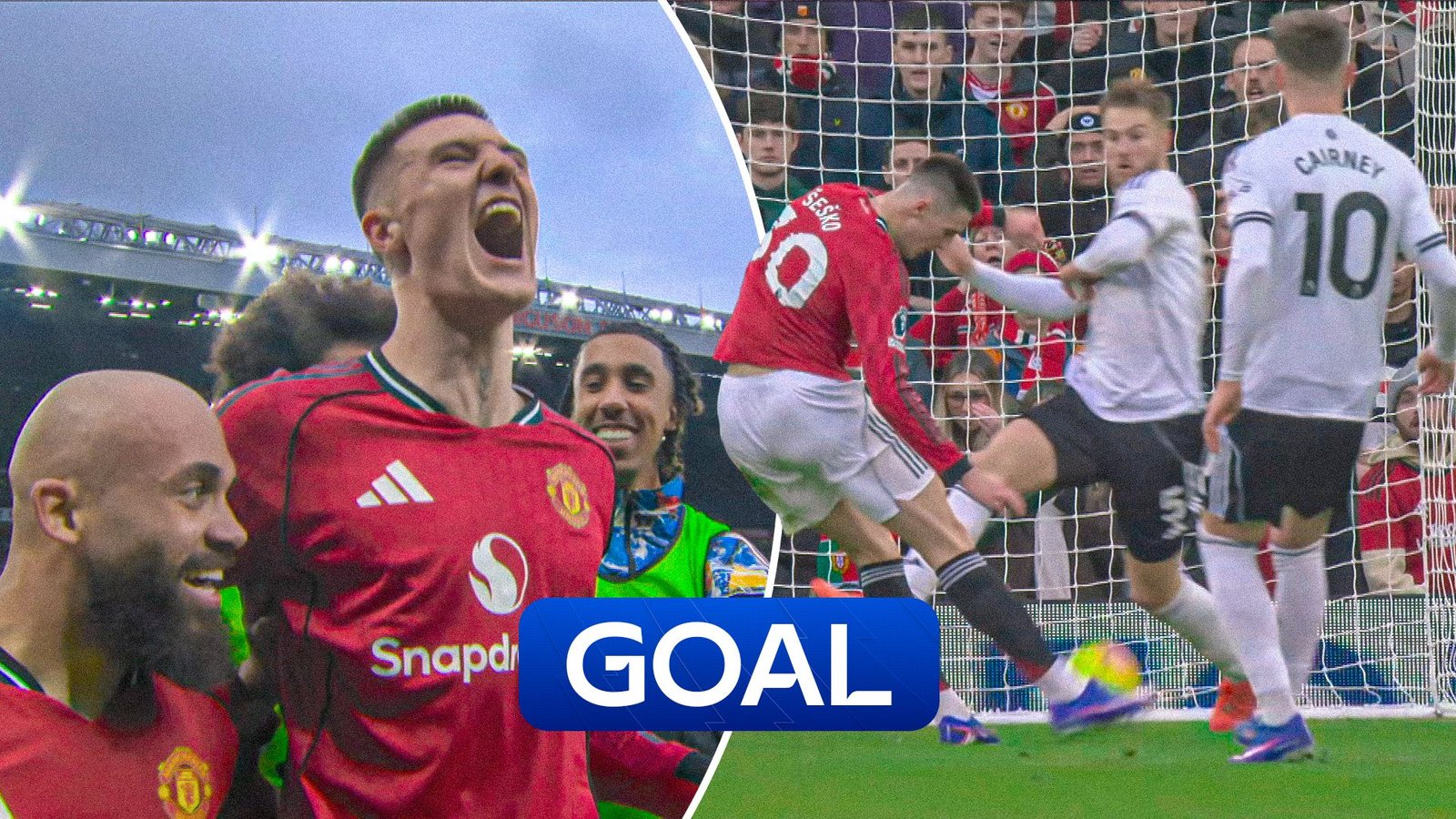 'Despair to elation!' | Sesko smashes in 94th-minute winner for Man Utd!