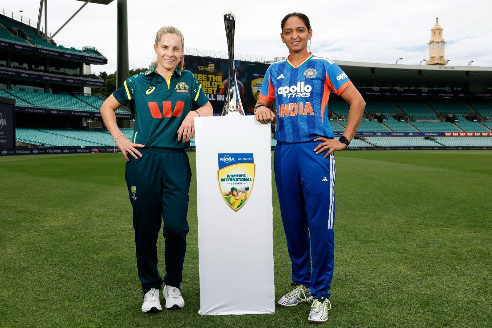 AUS W vs IND W T20I series 2026: Full schedule, squads & match venues