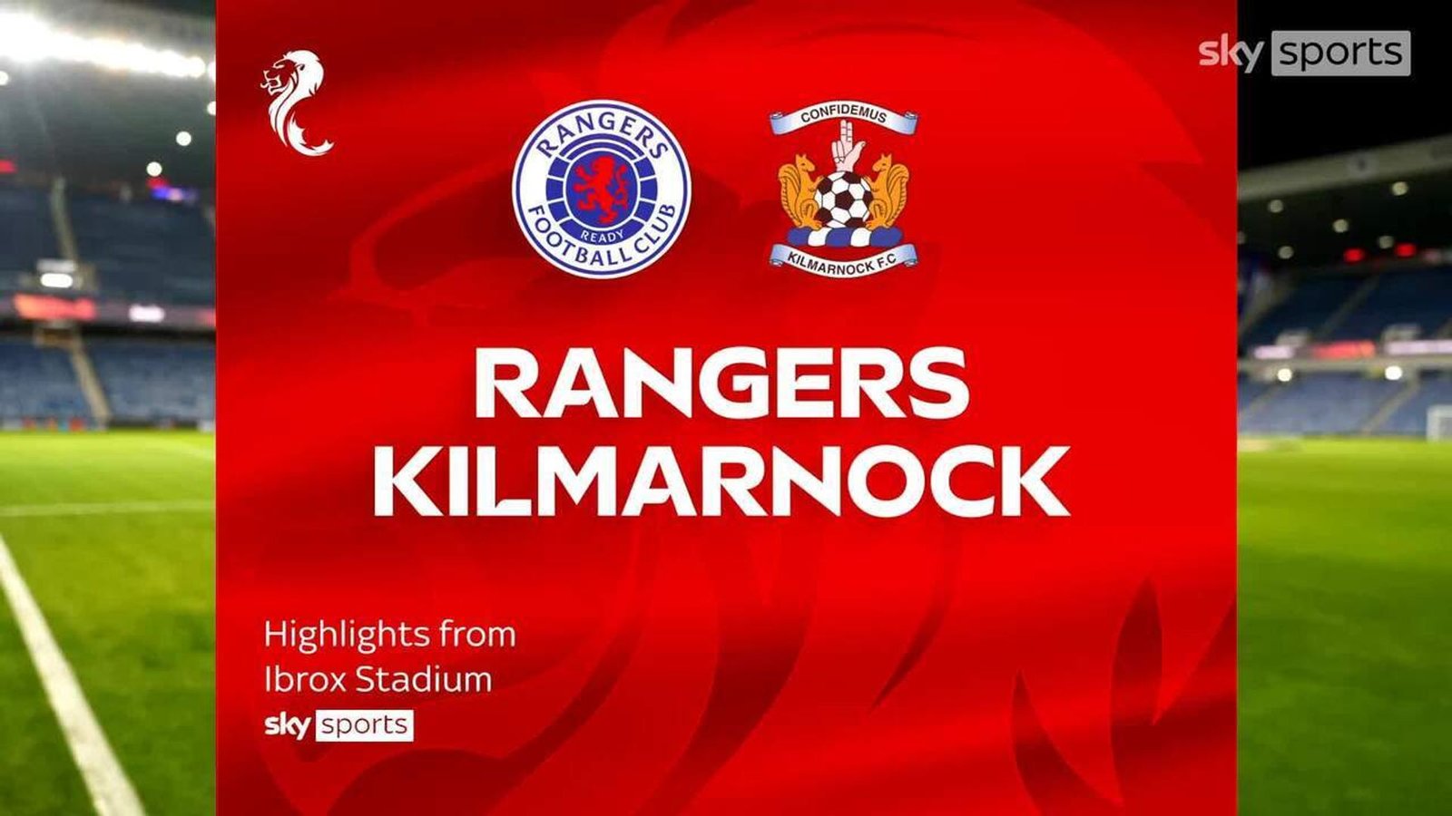 Rangers 5 -1 Kilmarnock