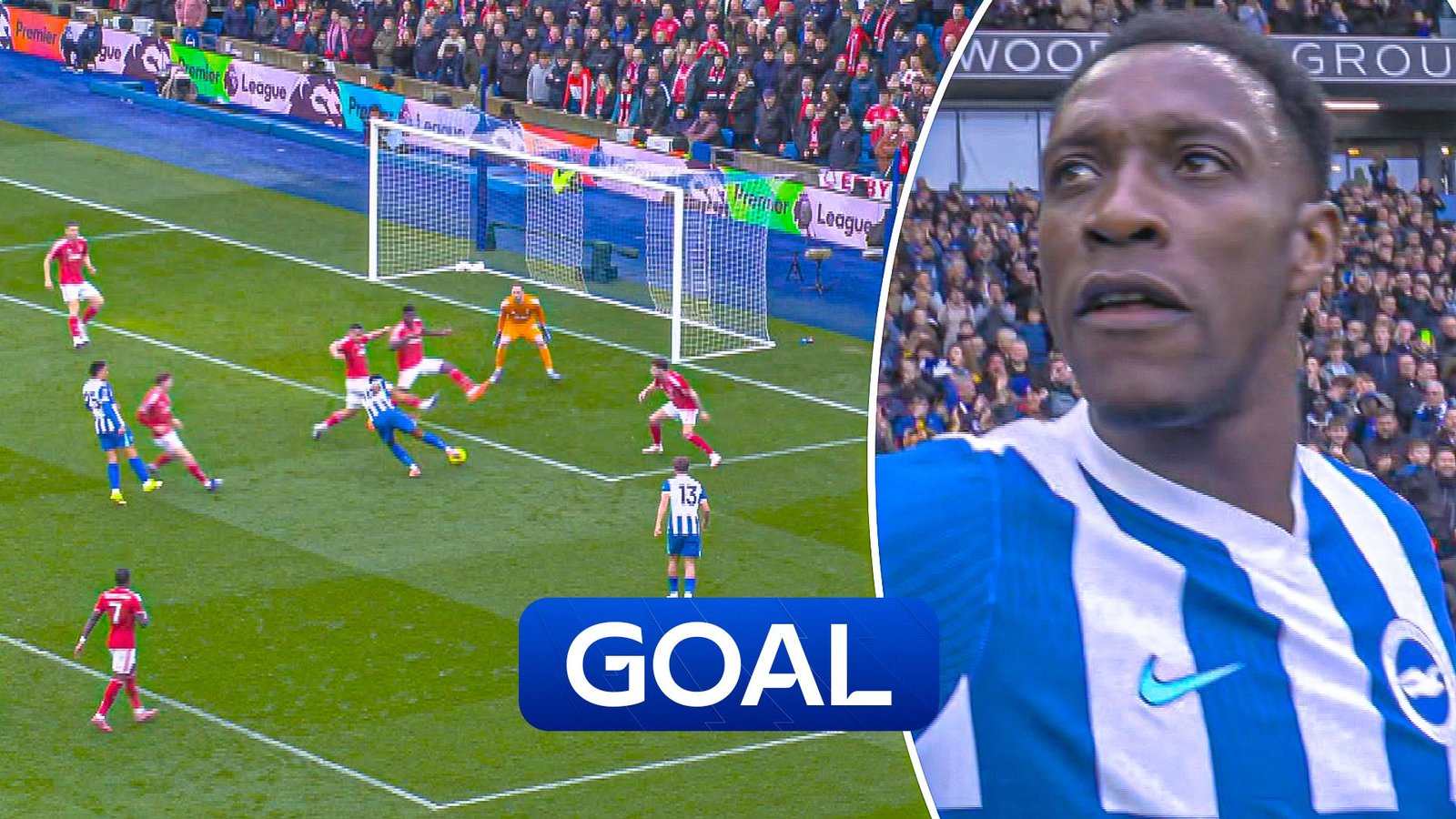 'Astonishing!' | Welbeck strike sees Brighton back into the lead!